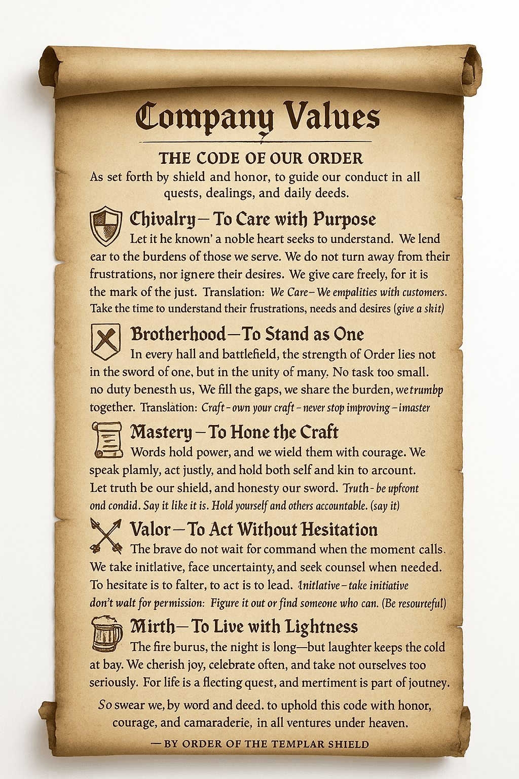 Company Values